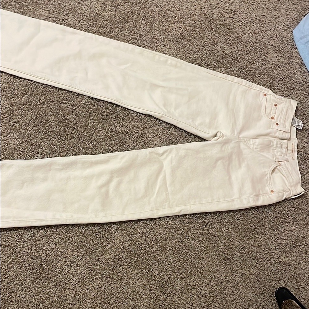 Levi's Off-White Casual Jeans